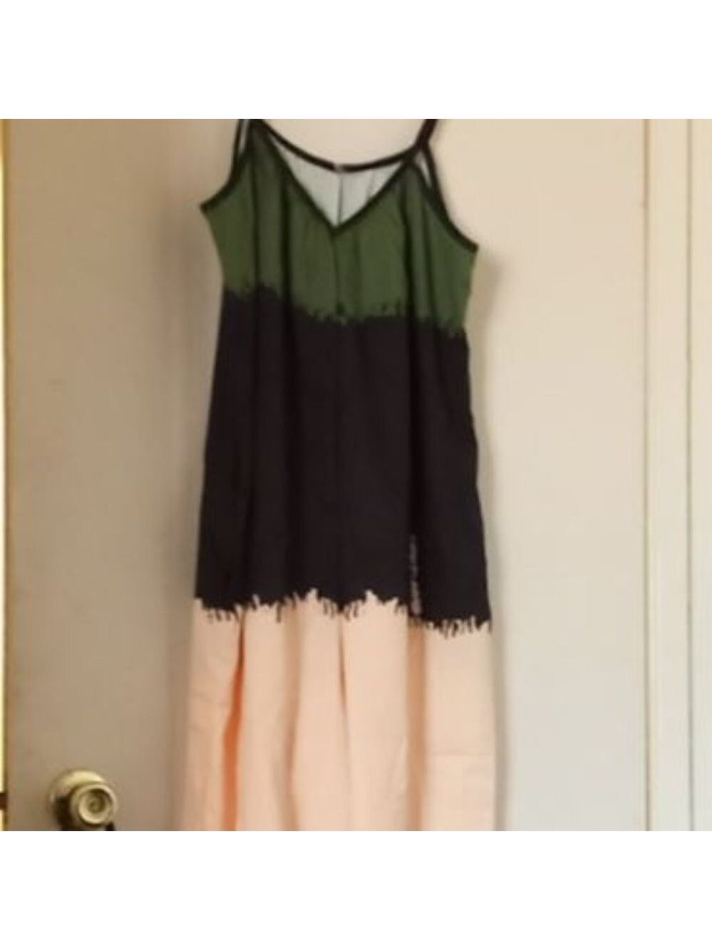 Chic Me Color Block Long Jumpsuit‎ Size Small. Pre-loved In Good Condition - Picture 3 of 16